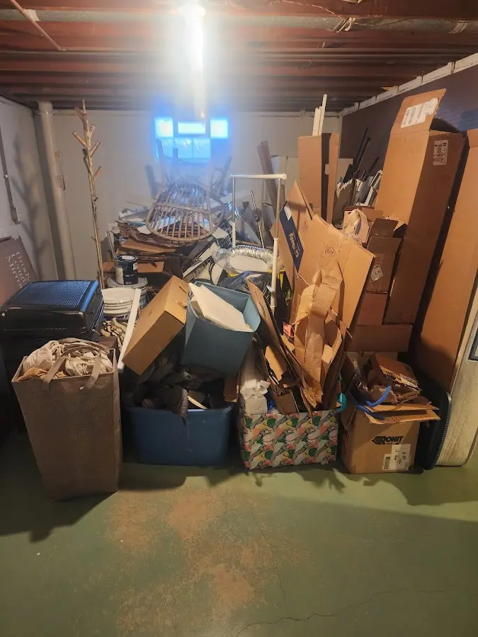 Roll-off dumpster container at job site for Construction Dumpster Rental in Fountain